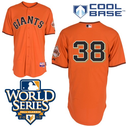 Discount and high quality San Francisco Giants 38 Brian Wilson Orange Cool Base MLB Jersey Baseball MLB Jerseys